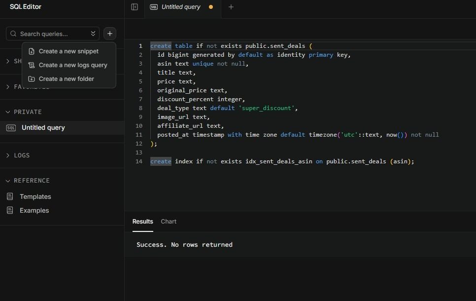 Configurazione pg_cron per invio automatico Impostazione della sveglia automatica pg_cron in Supabase SQL Editor